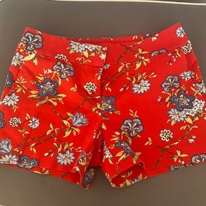 Loft floral print shorts